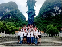 九龙戏珠精英团队合影留念